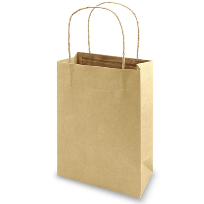 Kraft Bag - Small Handle (12ct) - Premium Party Distribution
