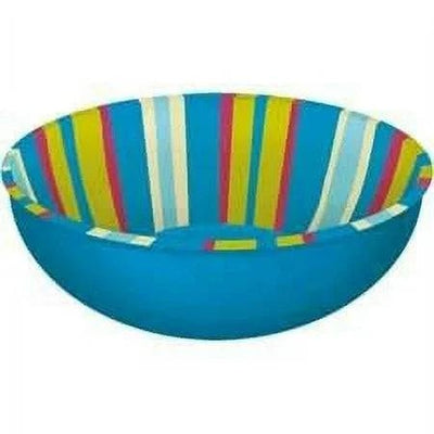 Large Formed Bowl - Summer Stripe Party Time - Premium Party Distribution