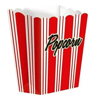 Large Popcorn Boxes 8Ct - Amscan - Premium Party Distribution