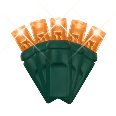 LED Mini Lights 5MM Orange Twinkle 6" Spacing - Premium Party Distribution