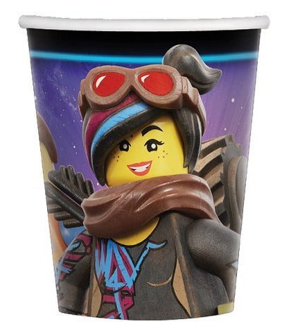 Lego Movie 2 9oz Paper Cups 8ct - Premium Party Distribution