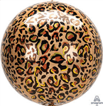 LEOPARD PRINT ORBZ Foil Balloon - Premium Party Distribution
