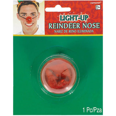 Light Up Reindeer Nose - Premium Party Distribution