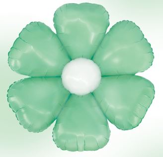 Winner Party 16" Light Green Daisy Flower Balloon 3pc