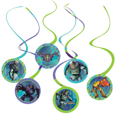 Lightyear Spiral Decorations - Premium Party Distribution