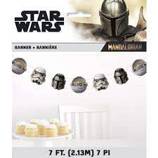 Mandalorian The Child Garland Banner 7 ft - Premium Party Distribution