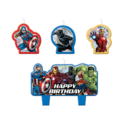 Marvel Avengers Powers Unite™ Birthday Candle Set - Amscan - Premium Party Distribution