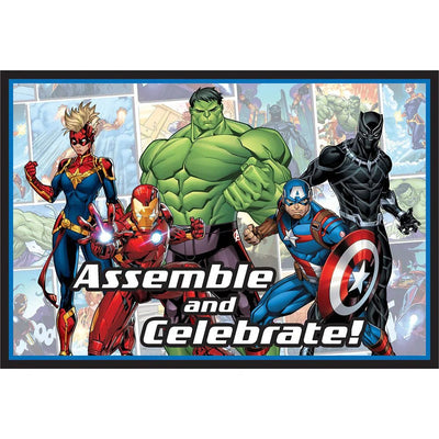 Marvel Avengers Powers Unite Postcard Invitations 8ct - Premium Party Distribution