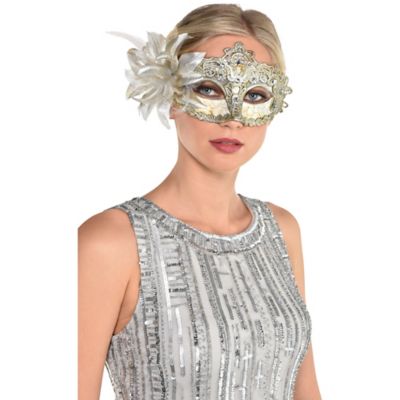 Mask - Jeweled Parisian - Premium Party Distribution