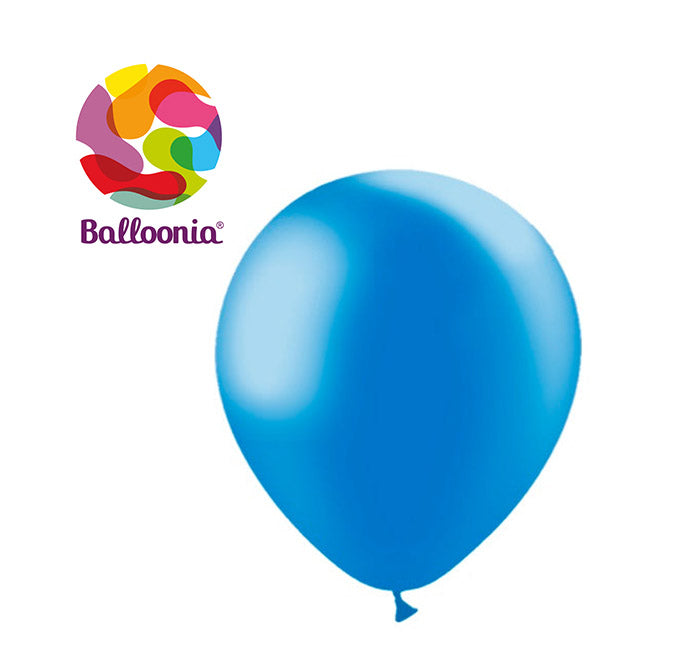 12" Metallic Blue (50ct) - Balloonia