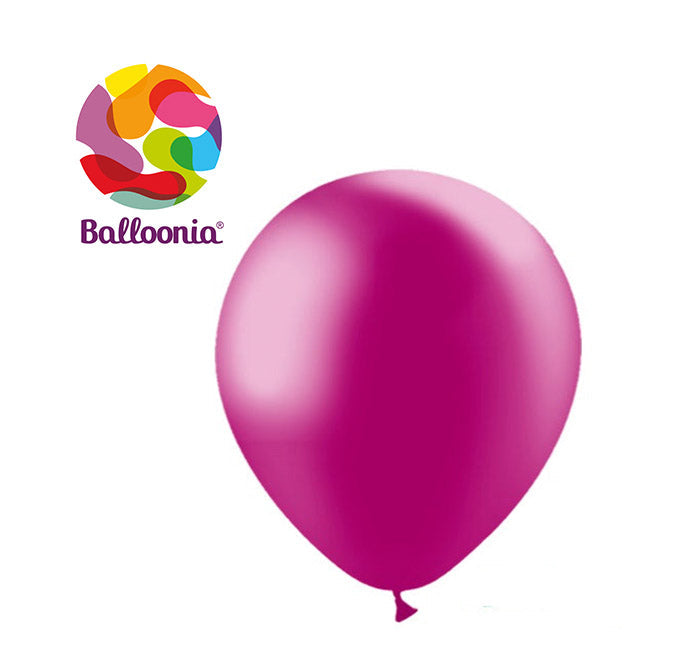 12" Metallic Fuchsia (50ct) - Balloonia