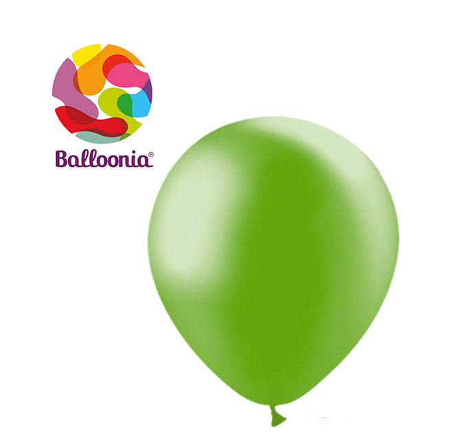 12" Metallic Green (50ct) - Balloonia