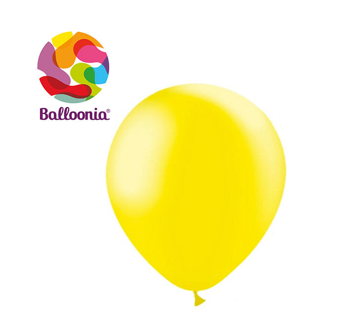 12" Metallic Lemon (50ct) - Balloonia