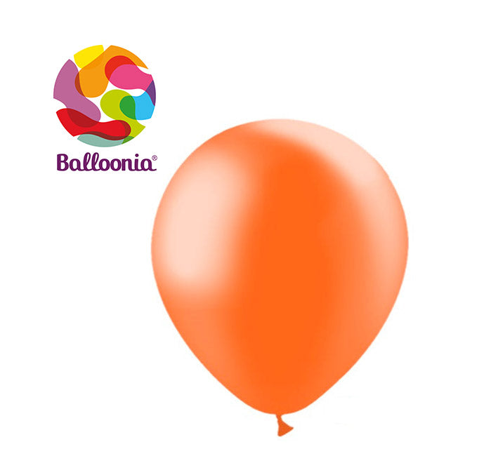 12" Metallic Orange (50ct) - Balloonia