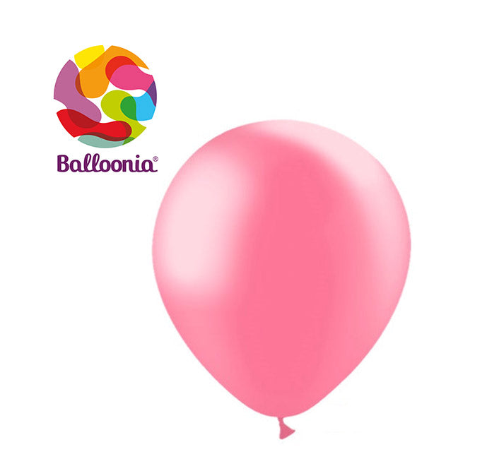 12" Metallic Pink (50ct) - Balloonia