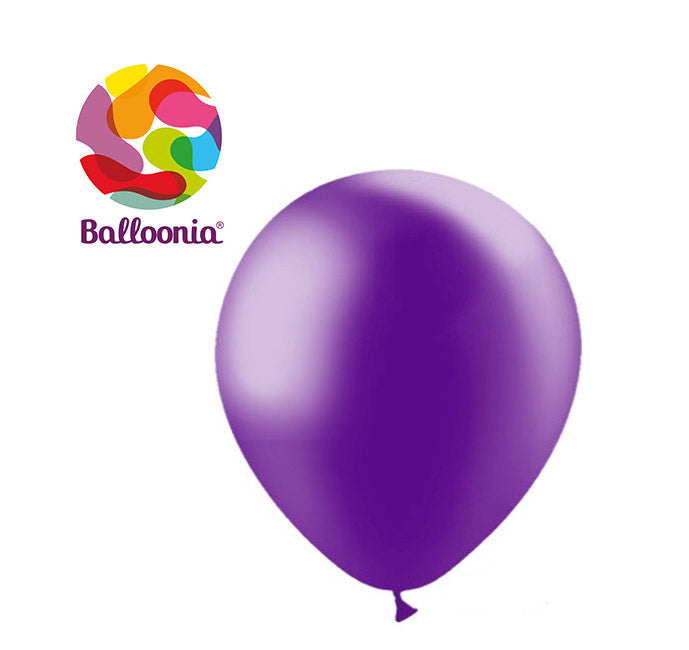 12" Metallic Purple (50ct) - Balloonia