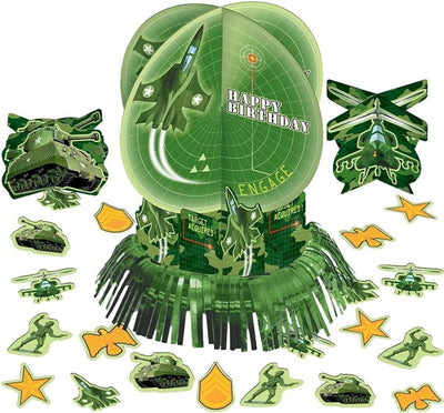 Military Camouflage Table Decorating Kit - Premium Party Distribution