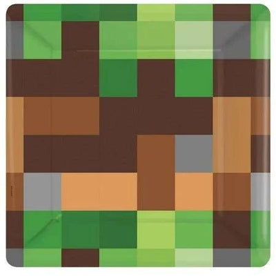 Minecraft TNT PARTY! 7" Plates - Amscan - Premium Party Distribution