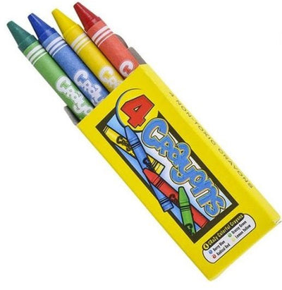Mini Crayons - 4 Pack (144ct) - Premium Party Distribution