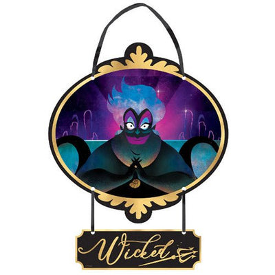 Mini Hanging Sign - Villains Ursula - Premium Party Distribution