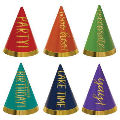 Mini Party Hats - Assorted (12ct) - Premium Party Distribution