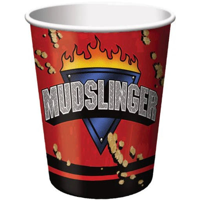 Mudslinger 9oz Cups 8ct - Premium Party Distribution