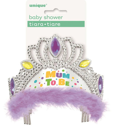 Mum To Be Tiara Lavender - Premium Party Distribution