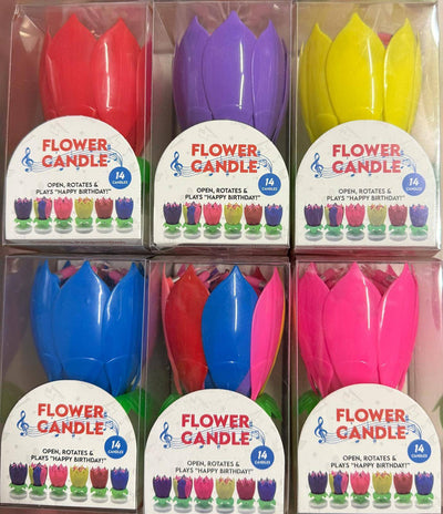 Musical Flower Candle 1ct - Winner Party - Premium Party Distribution