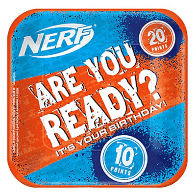 Nerf 7″ Paper Plates 8ct - Premium Party Distribution