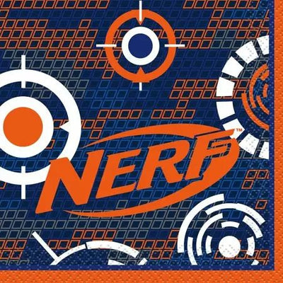 Nerf Beverage Napkins 16ct - Premium Party Distribution