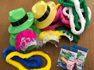 New Year's Dinner Party For 8 Neon Fedora - KIT - Premium Party Distribution