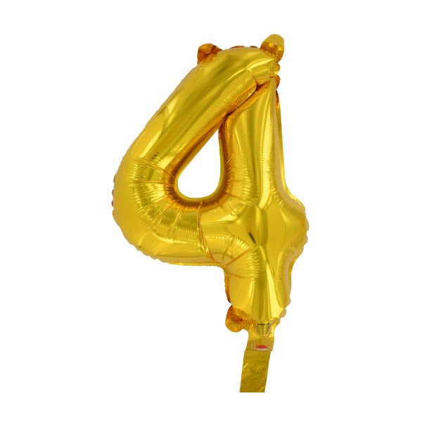 Party America Number 4 Foil Balloon 1 pc