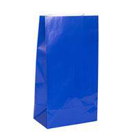 Paper Bag Blue 8ct - Amscan - Premium Party Distribution
