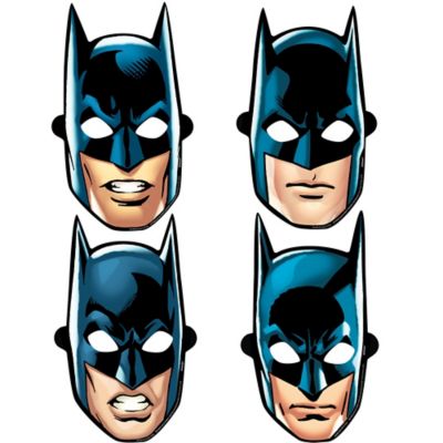 Paper Mask - Batman (8ct) - Premium Party Distribution