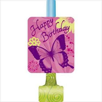 Party Blowers - Butterfly Chic (8ct) - Premium Party Distribution