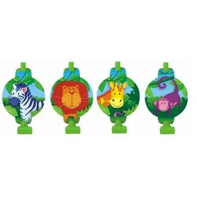 Party Blowers - Jungle Animals (8ct) - Premium Party Distribution