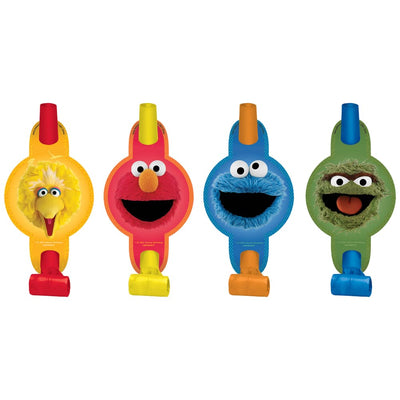 Party Blowers - Sesame Street Everyday (8ct) - Premium Party Distribution