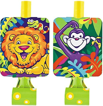 Party Blowers - Smiling Safari (8ct) - Premium Party Distribution