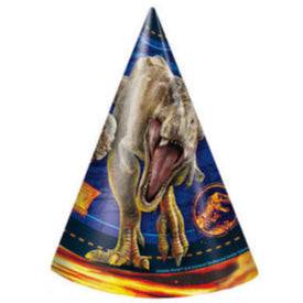 Party Hats - Jurassic World (8ct) - Premium Party Distribution