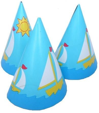 Party Hats - Sail Boat (12ct) - Premium Party Distribution