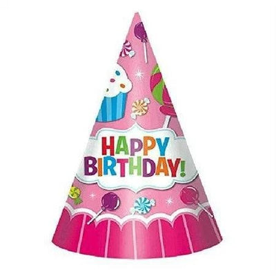 Party Hats - Sweet Shop (8ct) - Premium Party Distribution