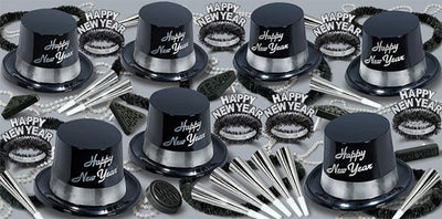 Party Kit - Silver Legacy New Year's Eve - Premium Party Distribution