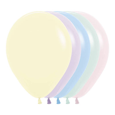 Pastel Matte Assorted Latex - Sempertex - Premium Party Distribution