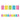 Pastel Rainbow Lantern Garland 12ft - Premium Party Distribution