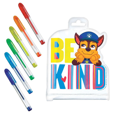 Paw Patrol Pouch With 6 Mini Gel Pens - Premium Party Distribution