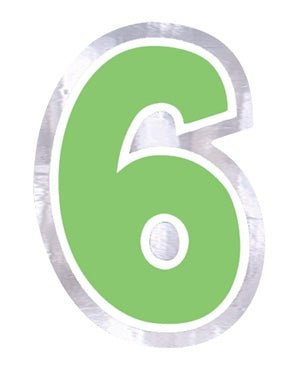 PERSONALIZED NUMBER '6' 48PKG - Premium Party Distribution