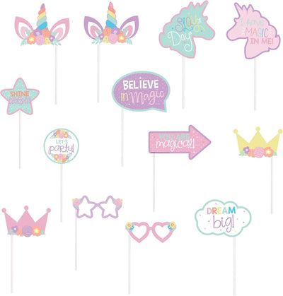 Photo Props - Sparkling Unicorn (13ct) - Premium Party Distribution