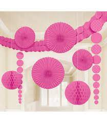 Pink Room Decorating Kit 9pc - Premium Party Distribution