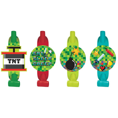 Pixel Party Blowouts 8ct - Premium Party Distribution