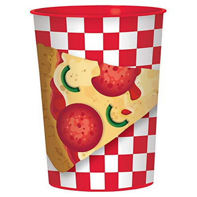 Pizza Party 16oz Plastic Cup - Premium Party Distribution